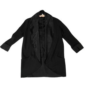 aritzia wilfred black chevalier blazer